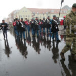 Sørgemarch i regnvejr