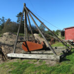 Kran fra søby brunkul lejr